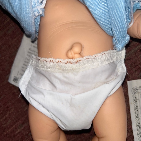 VINTAGE Raffoler Anatomically Correct Realistic Newborn Baby Boy Doll 80s Male - Picture 12 of 16